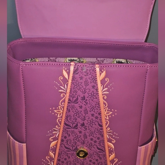 Rare Loungefly Disney Tangled Rapunzel Cosplay Mini Backpack - Picture 5 of 9